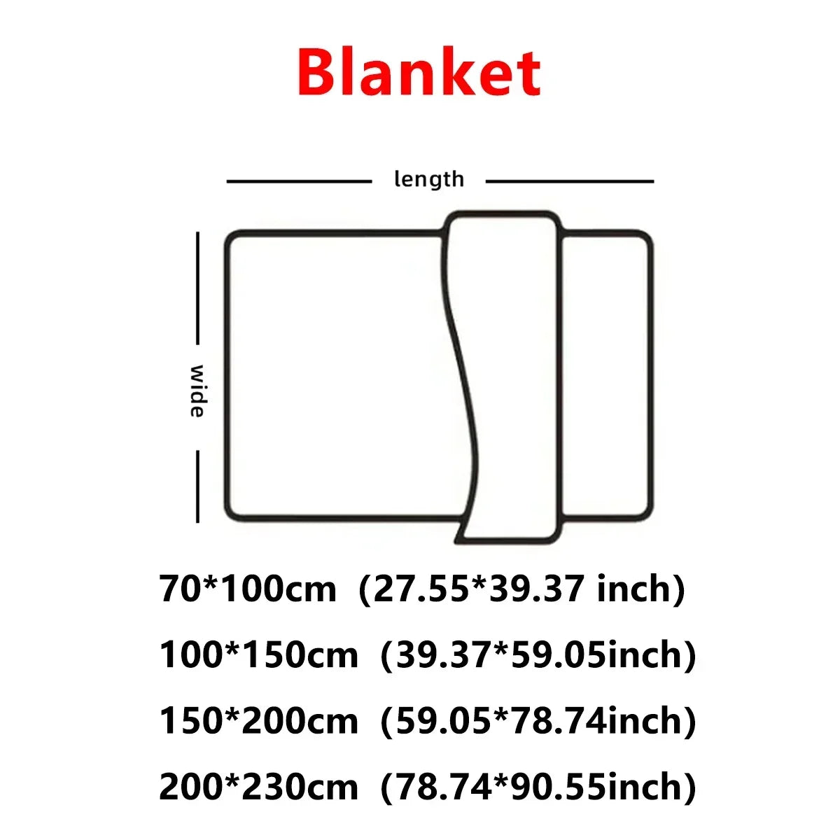 Thickened Wide Striped Blanket