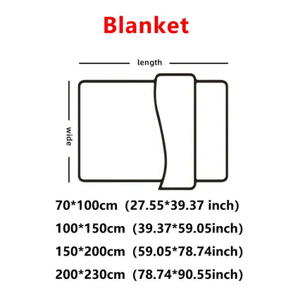 Thickened Wide Striped Blanket