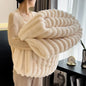 Thickened Wide Striped Blanket